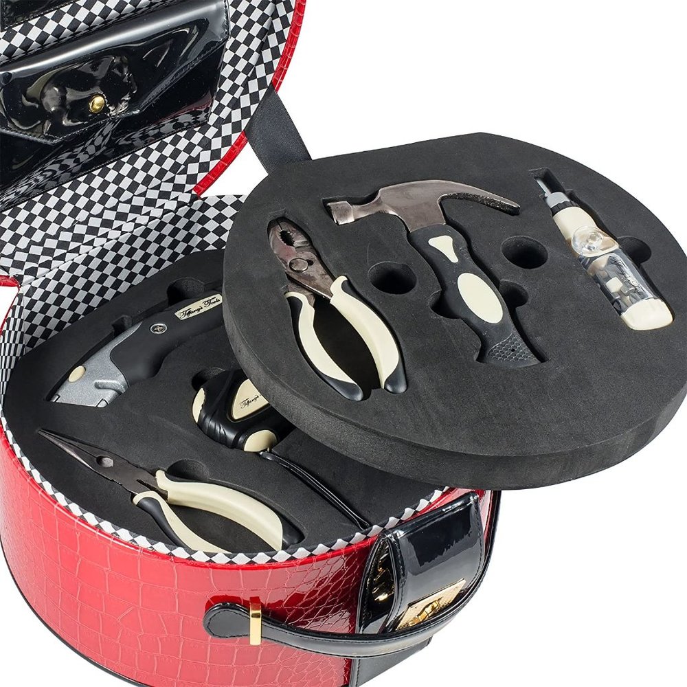 Women's La Petite Home Tool Kit in Patent Leather Carrying Case